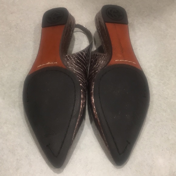 ❤️Sam Edelman metallic slingback flat size 7.5 - Picture 6 of 16